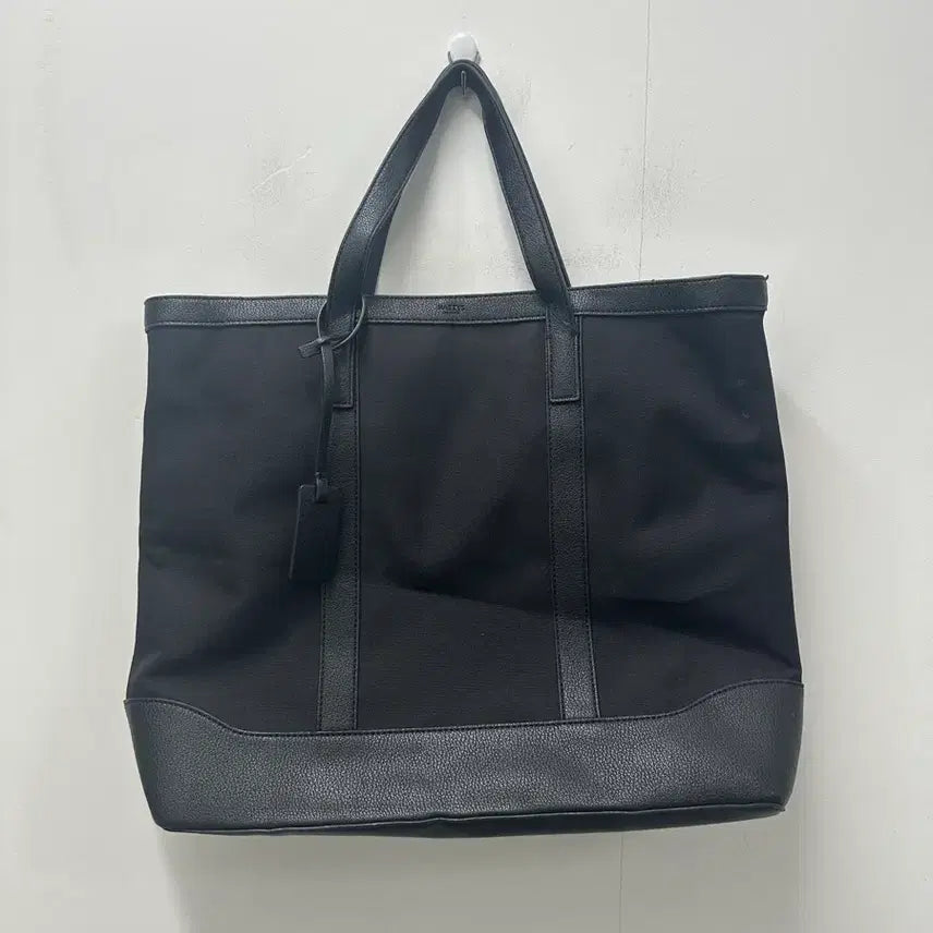 [SOLD OUT] [만원 아라비아빈티지]헤지스 블랙 캔버스 토트백 가방