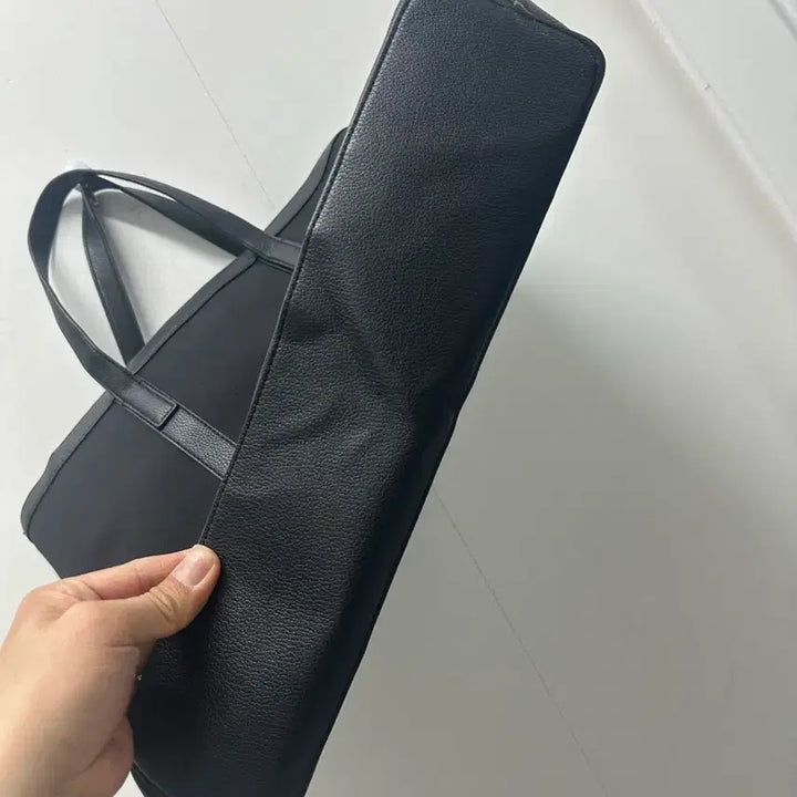 [SOLD OUT] [만원 아라비아빈티지]헤지스 블랙 캔버스 토트백 가방