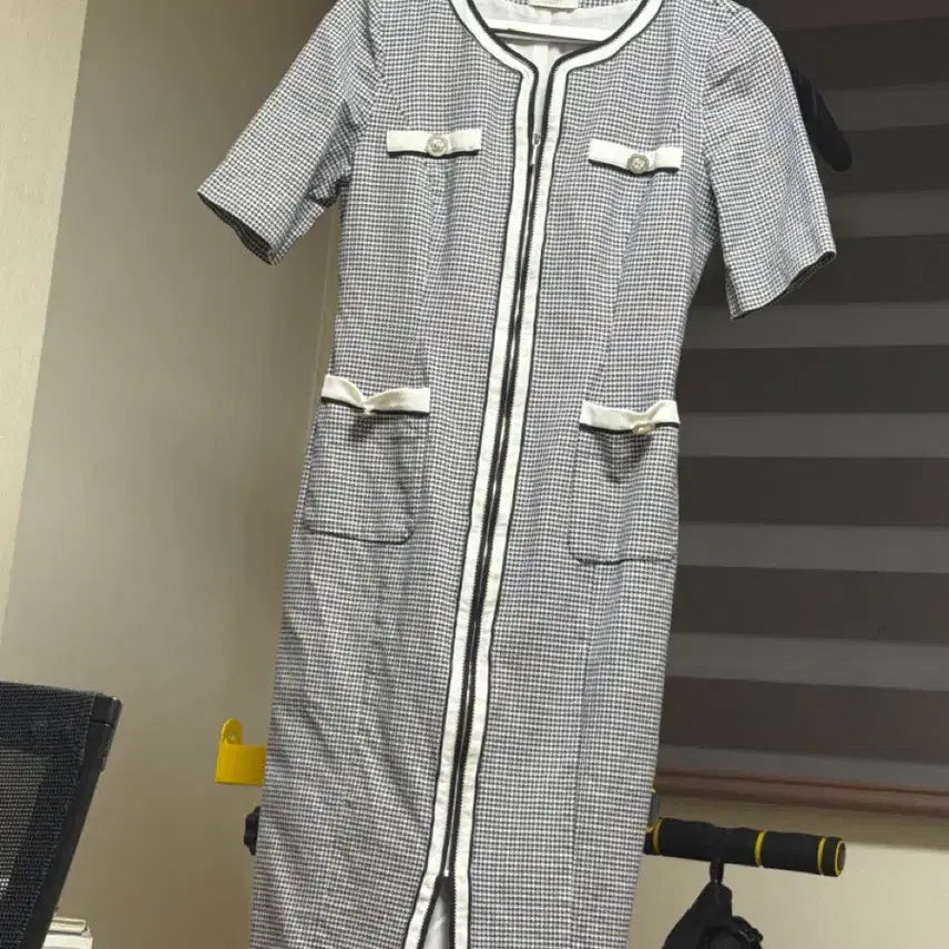 [BUNJANG] Jigott Long Dress Check Pattern / 지고트 롱원피스 55