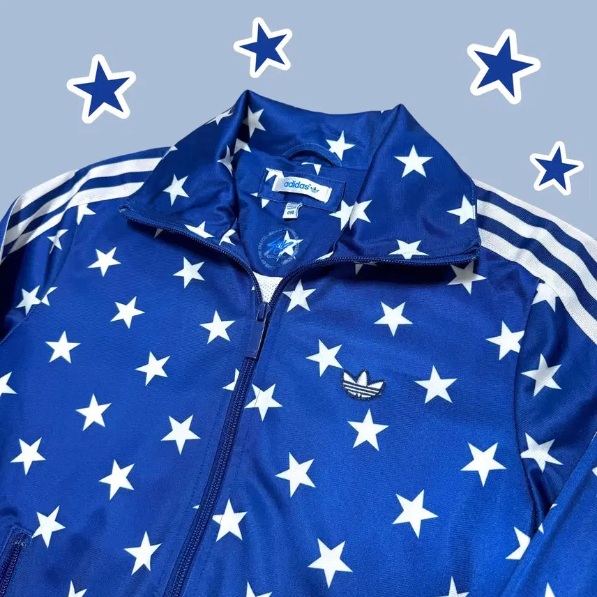 [BUNJANG] Adidas x Jeremy Scott Stars Track Top Jersey / 아디다스 제레미스캇 스타 트랩탑 져지