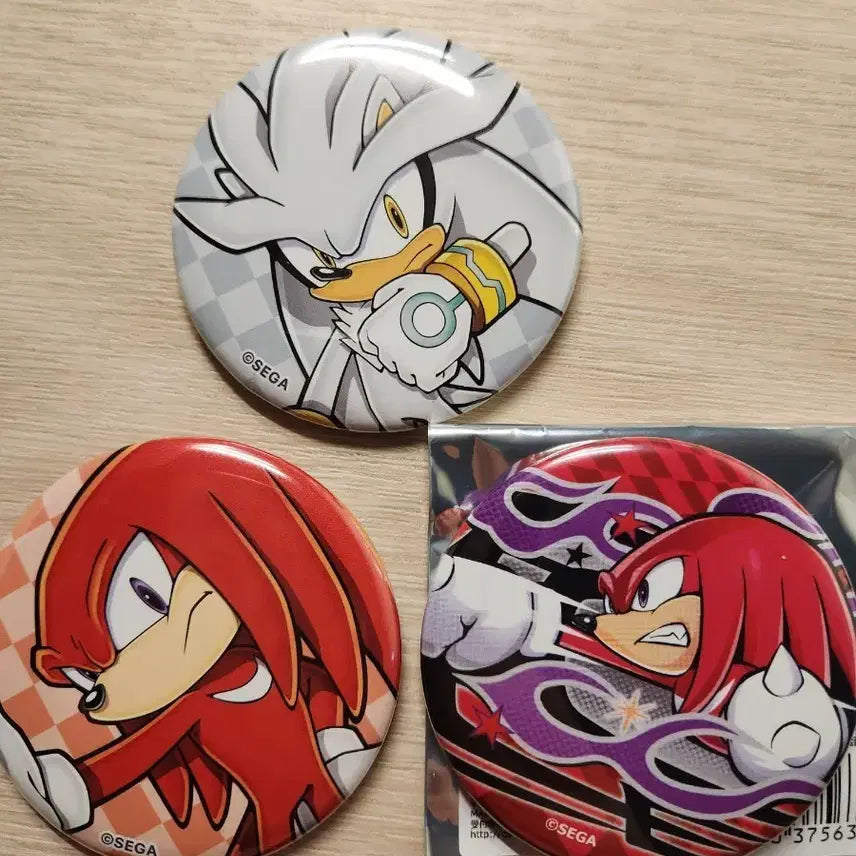[BUNJANG] Sonic Knuckles Can Badge / 소닉 캔뱃지 (너클즈)