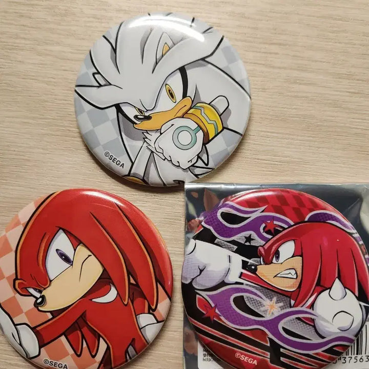 [BUNJANG] Sonic Knuckles Can Badge / 소닉 캔뱃지 (너클즈)