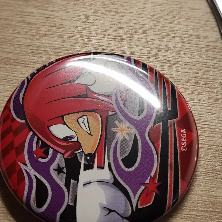 [BUNJANG] Sonic Knuckles Can Badge / 소닉 캔뱃지 (너클즈)