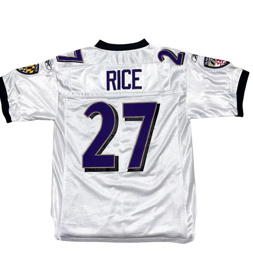 [BUNJANG] Reebok NFL Baltimore Ravens Rugby Shirt / 리복 NFL 볼티모어 레이븐스 유니폼 럭비티