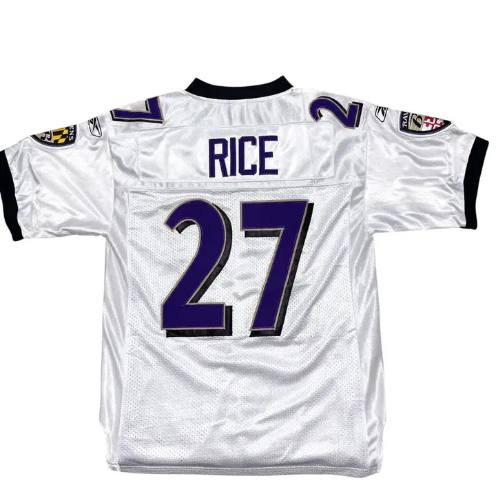 [BUNJANG] Reebok NFL Baltimore Ravens Rugby Shirt / 리복 NFL 볼티모어 레이븐스 유니폼 럭비티