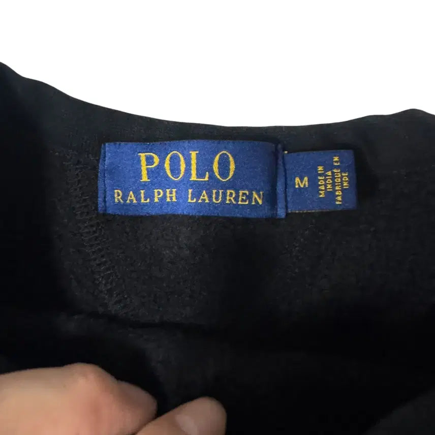 [BUNJANG] Polo Ralph Lauren New Black Sweatshirt / 신형 폴로 랄프로렌 블랙 맨투맨