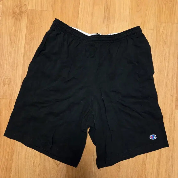 [BUNJANG] Champion Black 9-inch Training Shorts / 챔피온 검정 반바지 여름 트레이닝 블랙 숏팬츠 무신사