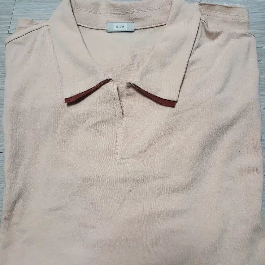 [BUNJANG] Xlim EP.9 Polo Shirt Light Peach XL / Xlim EP.9 01 폴로 셔츠 라이트 피치 XL 팝니다