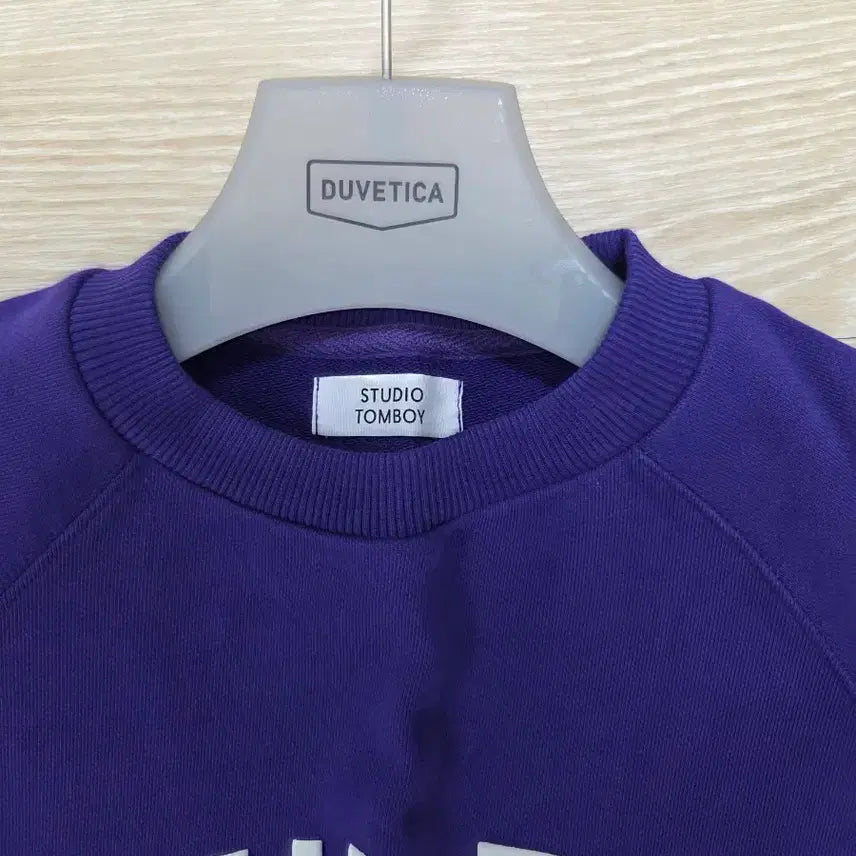 [BUNJANG] STUDIO TOMBOY RULES Sweatshirt Purple / 스튜디오 톰보이 RULES 맨투맨 퍼플