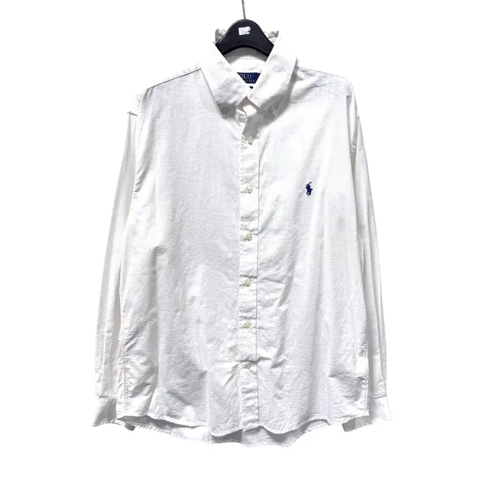 [BUNJANG] Polo Ralph Lauren White Linen Shirt / 신형 폴로 랄프로렌 화이트 린넨 셔츠