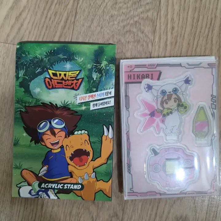 [BUNJANG] Narialphaway Digimon Adventure Acrylic Stand + Seal Sticker (Unsealed) / [개봉품]나리알파웨이 디지몬 어드벤처 아크릴 스탠드 + 씰 스티커 단품