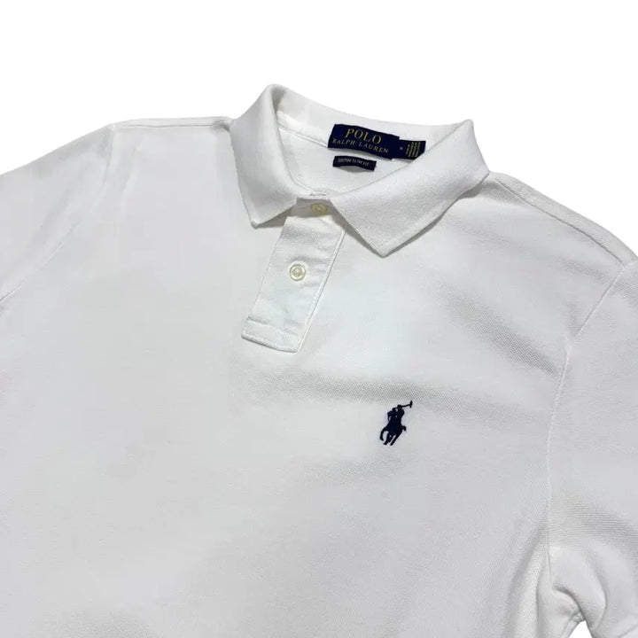[BUNJANG] Polo Ralph Lauren White Short Sleeve Polo Shirt / 신형 폴로 랄프로렌 화이트 반팔카라티