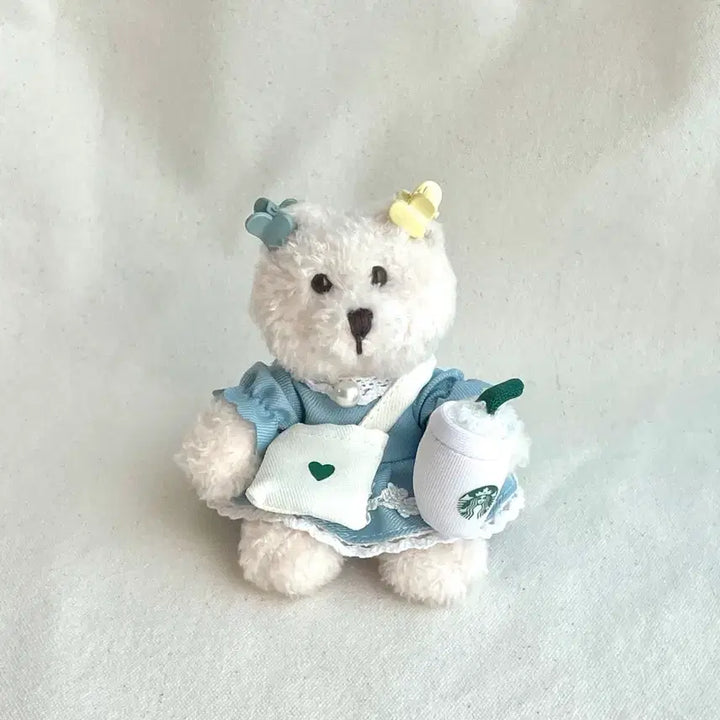 [BUNJANG] Starbucks French Summer Bearista Keychain / 스타벅스 프렌치 서머 베어리스타 키체인 키링
