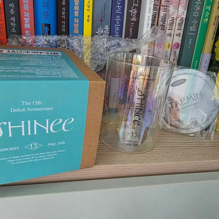 [BUNJANG] SHINee 13th Anniversary Aurora Cup Taemin Coaster Set / 샤이니 13주년 오로라 컵 태민