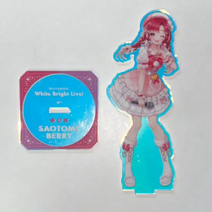 [BUNJANG] Nijisanji Saotome Peri White Bright Live Acrylic Stand / 니지산지 스페샤레 사오토메 베리 화이트 브라이트 라이브 아크릴스텐드