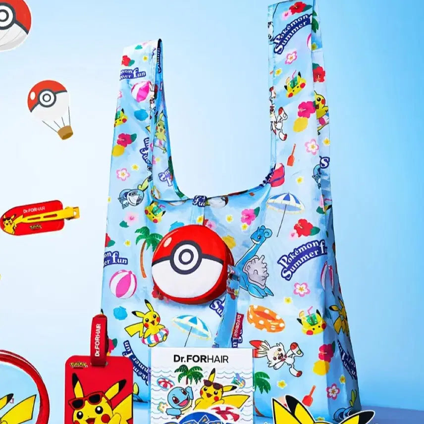 [BUNJANG] Dr. FORHAIR Pokemon Shopper Bag Eco Bag / 올리브영 포켓몬 닥터포헤어 쇼퍼백 장바구니 에코백