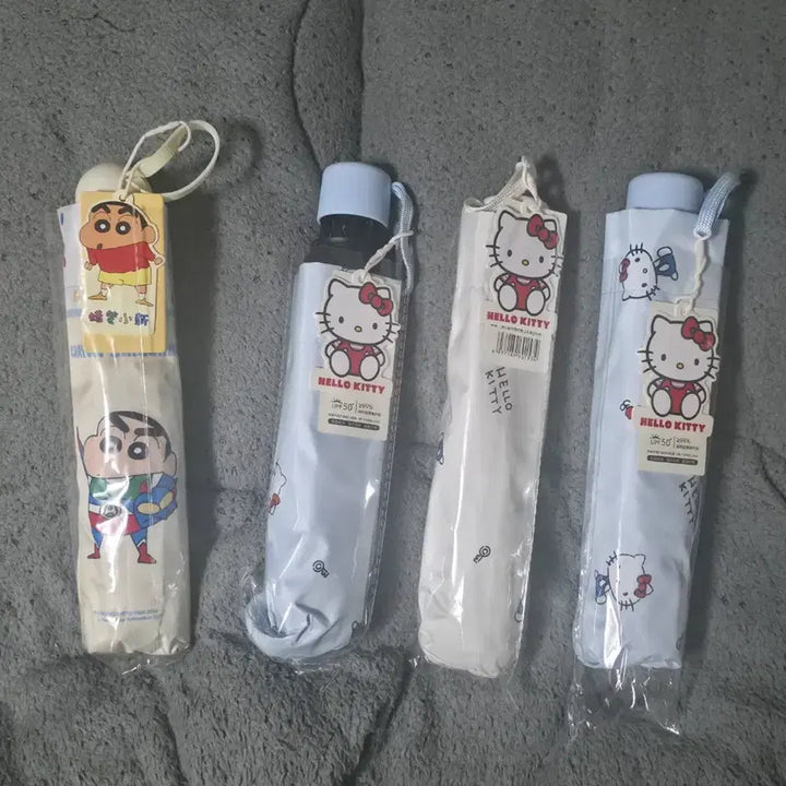 [BUNJANG] Crayon Shin-chan Hello Kitty Folding Umbrella / 크레용신짱 헬로키티 휴대용 우산