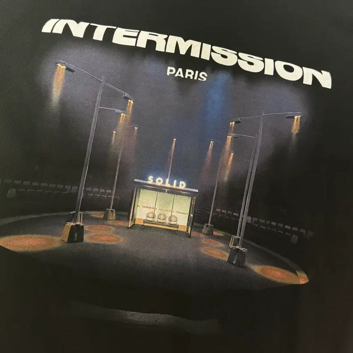 [BUNJANG] Solid Homme Intermission Paris Short Sleeve T-Shirt Size 52 / [52] 솔리드옴므 인터미션 파리 반팔 솔옴