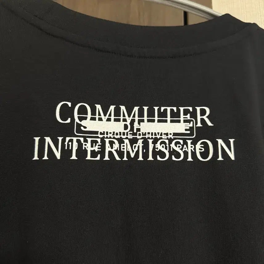 [BUNJANG] Solid Homme Intermission Paris Short Sleeve T-Shirt Size 52 / [52] 솔리드옴므 인터미션 파리 반팔 솔옴