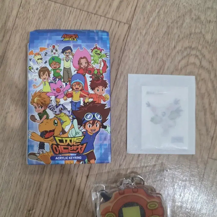 [BUNJANG] Taeil Alpha Way Digimon Adventure Keyring + Seal Sticker Set (Unsealed) / [개봉품]태일 알파웨이 디지몬 어드벤처 키링 + 씰 스티커 단품 (랜덤)