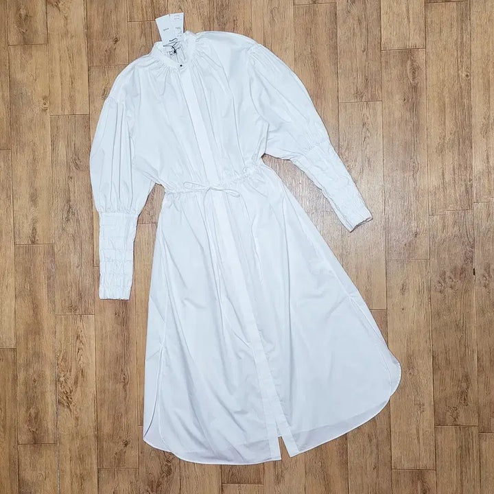 [BUNJANG] HYKE Balloon Sleeve Shirt Dress / 하이크(HYKE) 벌룬소매 셔츠원피스 55-66 새상품