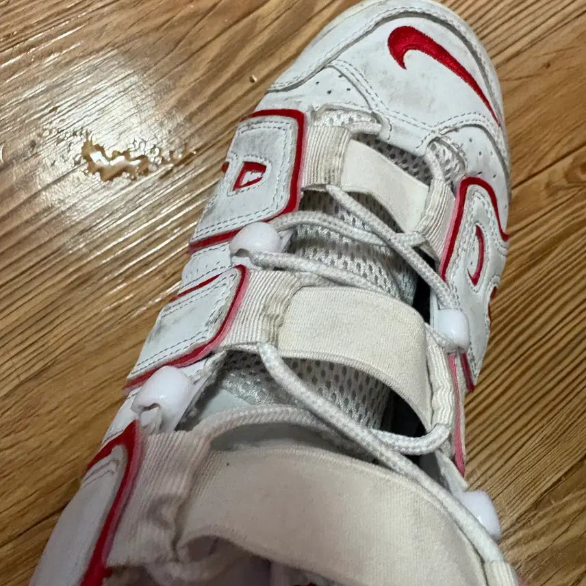 [BUNJANG] Nike Air More Uptempo White Red PS / 나이키 업템포 흰빨 PS