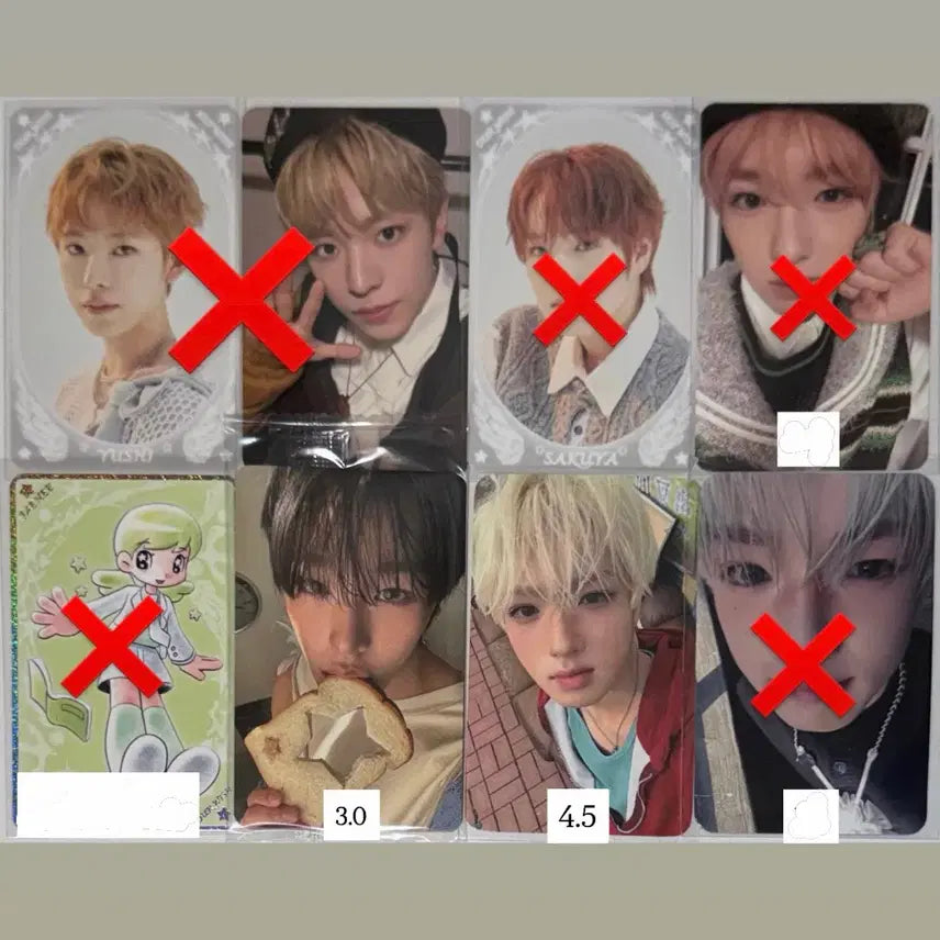 [BUNJANG] NCT WISH Riku Yushi Sakuya Jaehee Special Photocard Bundle Set / 엔시티위시트레카리쿠유우시사쿠야재희스페셜애플뮤직무신사위드뮤케타포포카분철