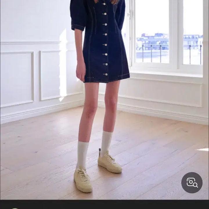 [BUNJANG] Pandora Fit Balloon Mini Puff Short Sleeve Dress M / 판도라핏 벌룬 미니 퍼프 반팔 원피스 M