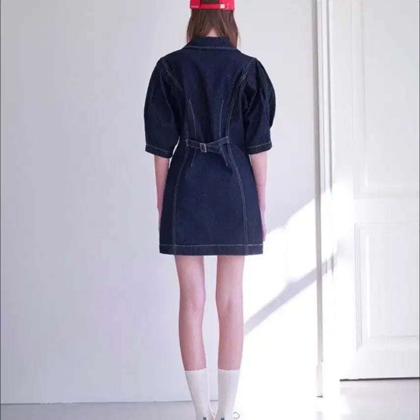 [BUNJANG] Pandora Fit Balloon Mini Puff Short Sleeve Dress M / 판도라핏 벌룬 미니 퍼프 반팔 원피스 M