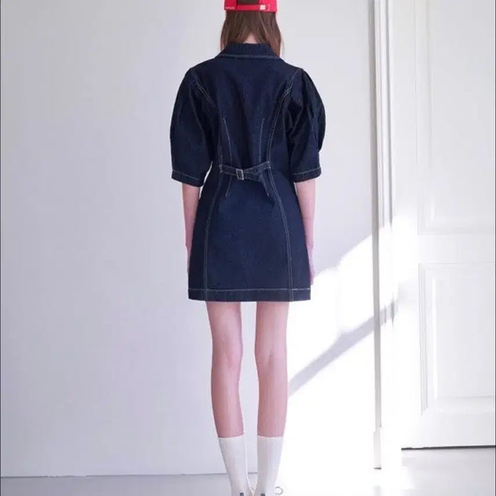 [BUNJANG] Pandora Fit Balloon Mini Puff Short Sleeve Dress M / 판도라핏 벌룬 미니 퍼프 반팔 원피스 M