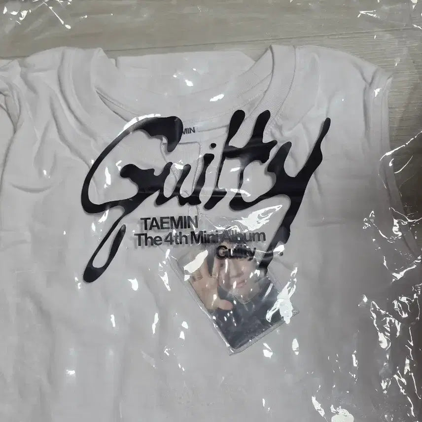 [BUNJANG] Taemin Guilty Sleeveless T-shirt with Photocard / 태민 길티 슬리브리스 새상품