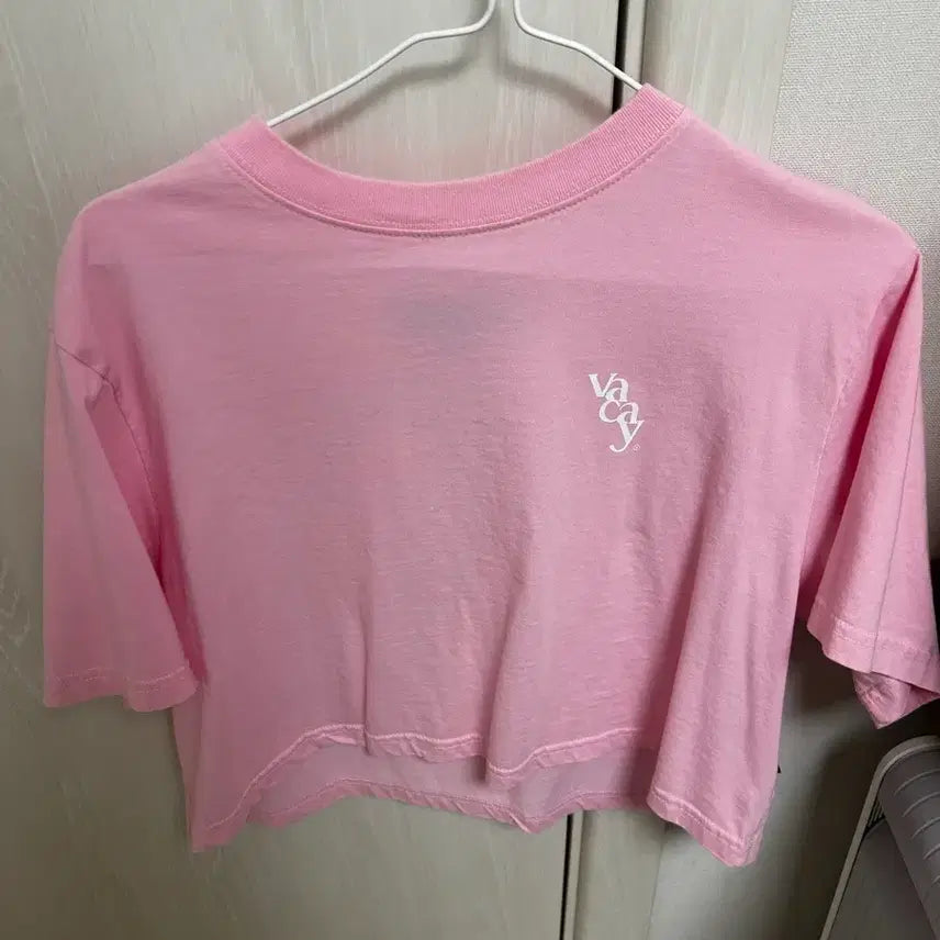 [BUNJANG] Verutum Cropped Short-Sleeve T-Shirt (Size 55) / 베루툼  크롭 반팔 티셔츠55사이즈