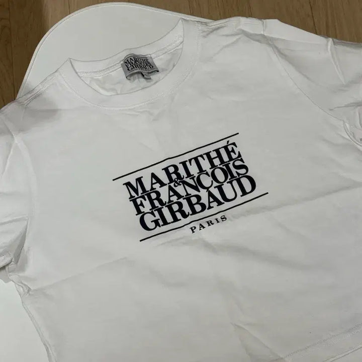 [BUNJANG] Marithe Francois Girbaud W CLASSIC LOGO CROP TEE White / 마리떼 프랑소와 저버 W CLASSIC LOGO CROP TEE whit