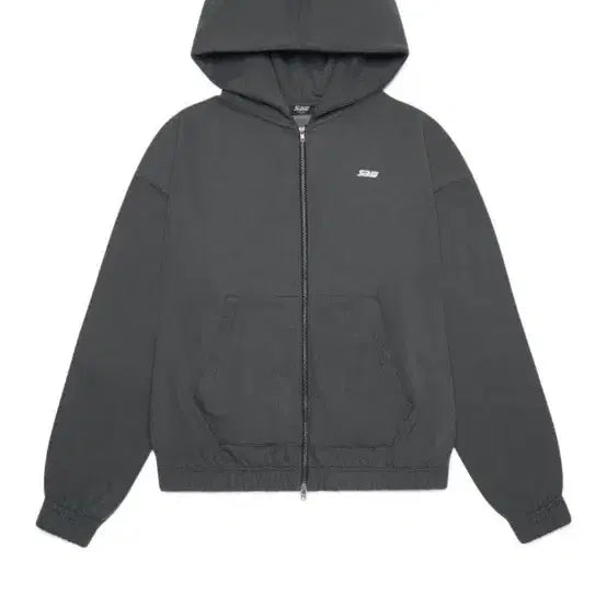 [BUNJANG] RBW Pigment Wash Hooded Zip-Up Charcoal / Rbw 후드집업