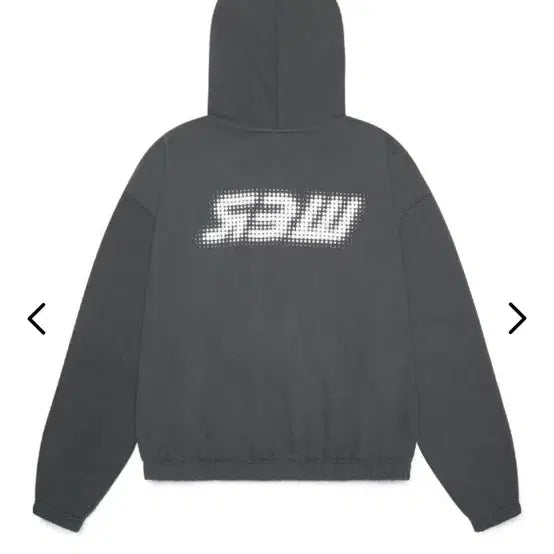 [BUNJANG] RBW Pigment Wash Hooded Zip-Up Charcoal / Rbw 후드집업