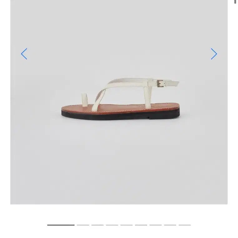 [BUNJANG] Thanat T-Shape Strap Sandals Ivory / 새상품) 타낫 샌들 T-shape strap sandal 230