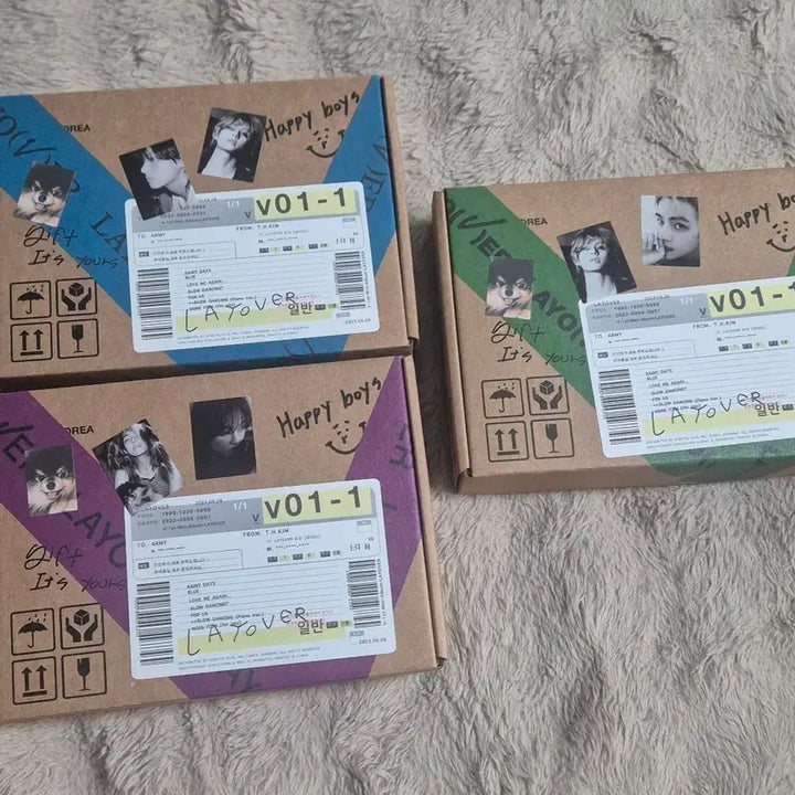 [BUNJANG] BTS V Layover Album 3 Version Set / 방탄소년단 뷔 Layover 앨범 3종 set
