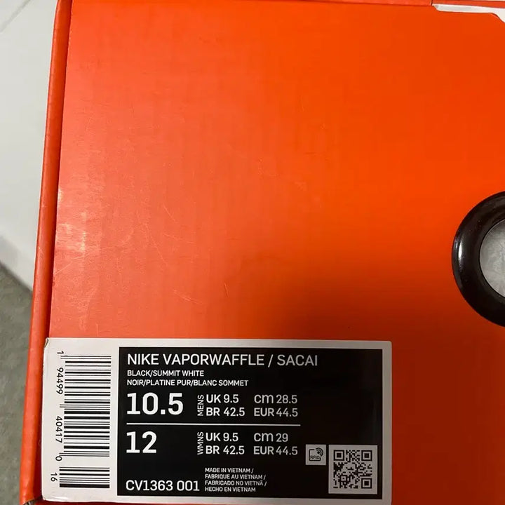 [BUNJANG] Nike Vaporwaffle Black White / 나이키 베이퍼와플 블랙 화이트