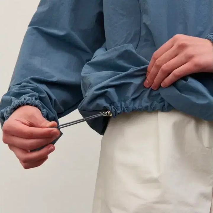 [BUNJANG] CAMINO Nylon Panel Sweatshirt / 새상품) CAMINO 카미노 나일론 절개 맨투맨 / 티셔츠 블라우스