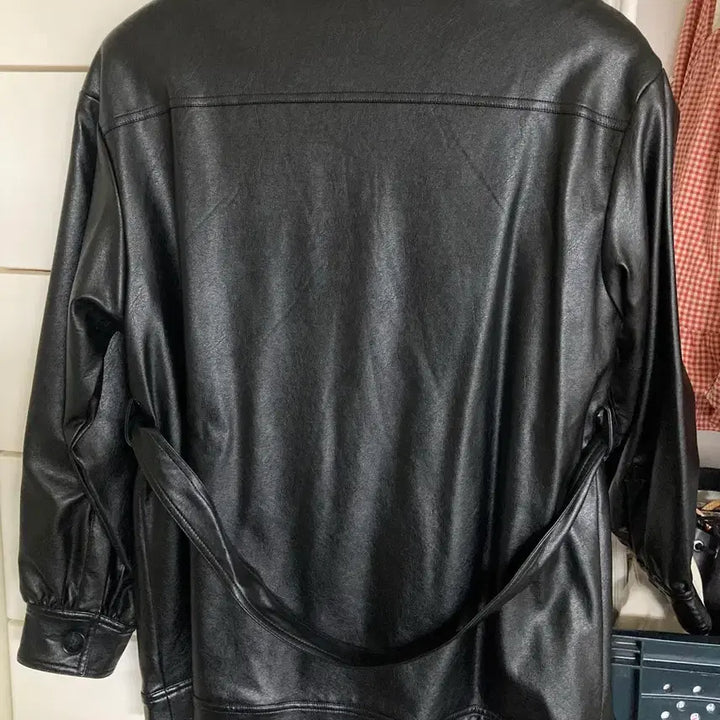 [BUNJANG] SPAO Black Leather Jacket / 스파오 가죽 자켓