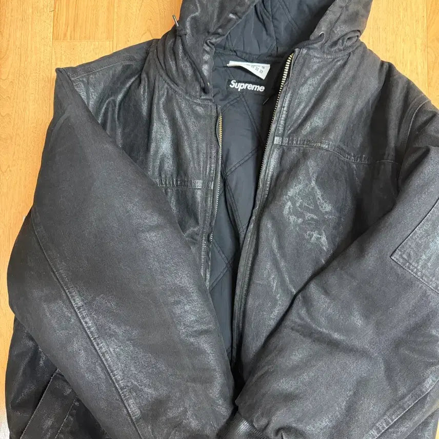 [BUNJANG] Supreme Maison Margiela Foil Hooded Work Jacket XL / 슈프림 마르지엘라 포일 후드 워크 자켓 XL