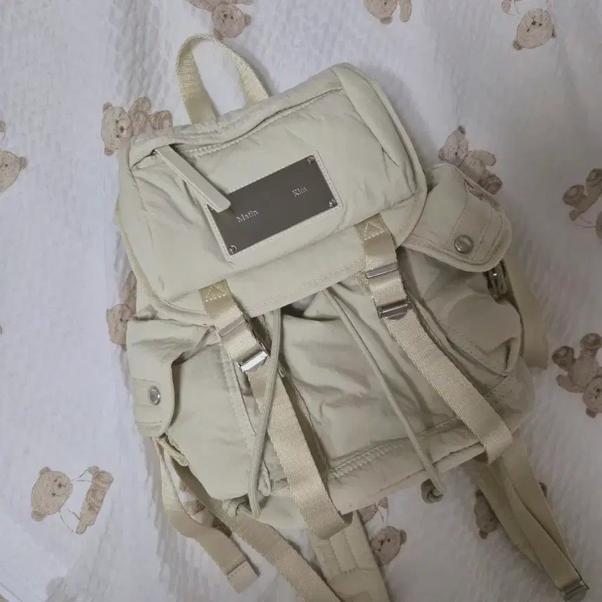 [BUNJANG] Matinkim Utility Small Backpack Light Beige / 마뗑킴 유틸리티 스몰 백팩 라이트 베이지