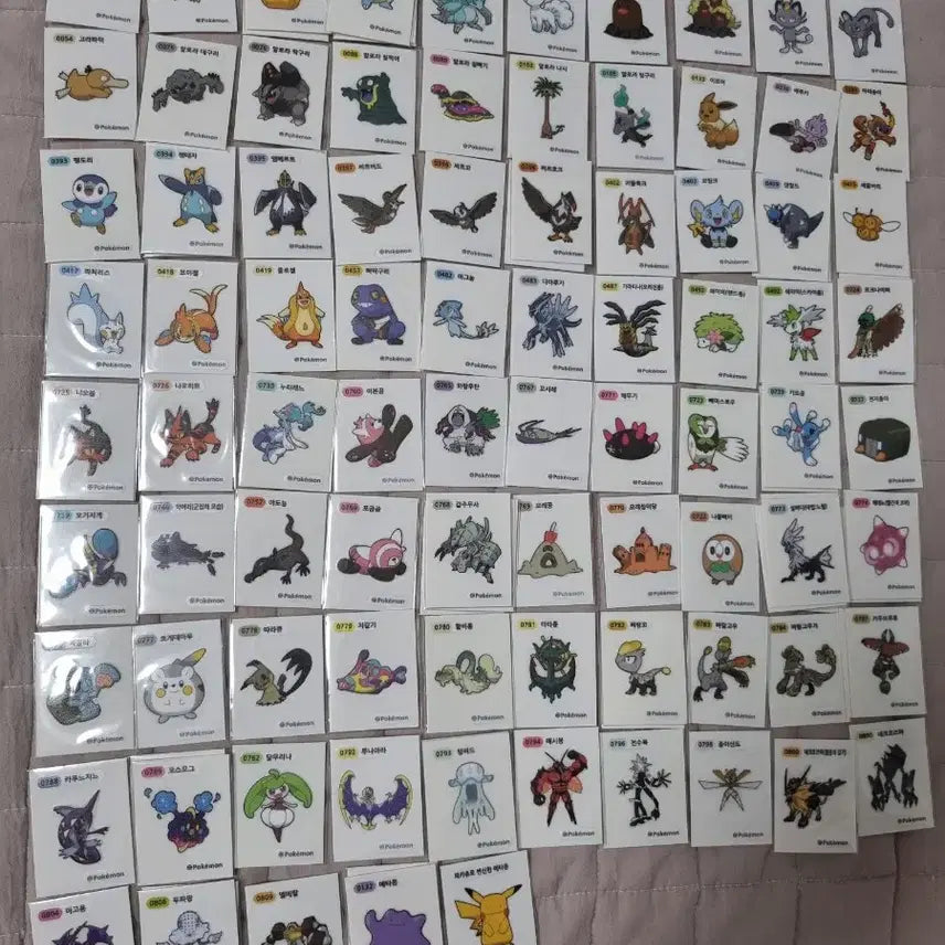 [BUNJANG] Pokemon Season 4 Sticker Collection / 포켓몬 시즌4 띠부씰 교환,구매,판매