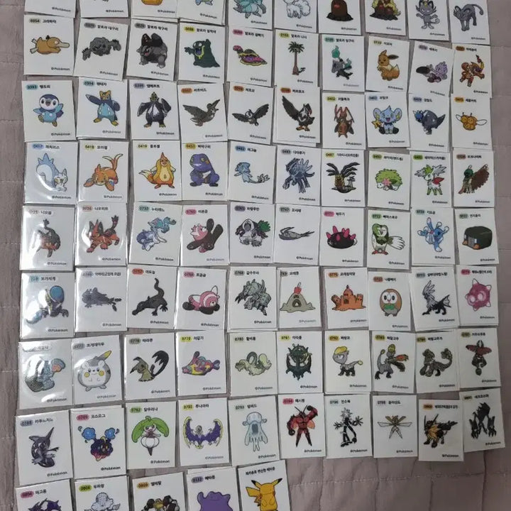 [BUNJANG] Pokemon Season 4 Sticker Collection / 포켓몬 시즌4 띠부씰 교환,구매,판매