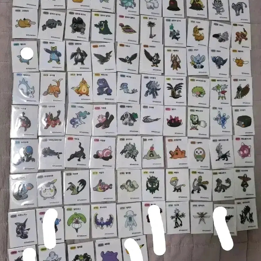 [BUNJANG] Pokemon Season 4 Sticker Collection / 포켓몬 시즌4 띠부씰 교환,구매,판매