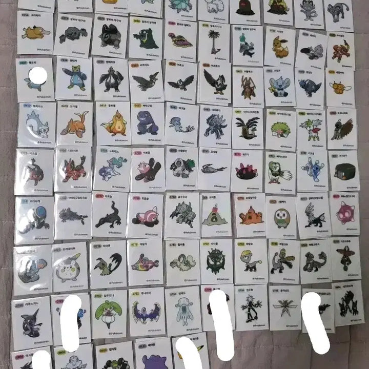 [BUNJANG] Pokemon Season 4 Sticker Collection / 포켓몬 시즌4 띠부씰 교환,구매,판매