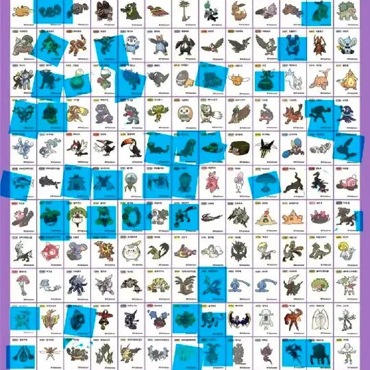 [BUNJANG] Pokemon Season 4 Sticker Collection / 포켓몬 시즌4 띠부씰 교환,구매,판매