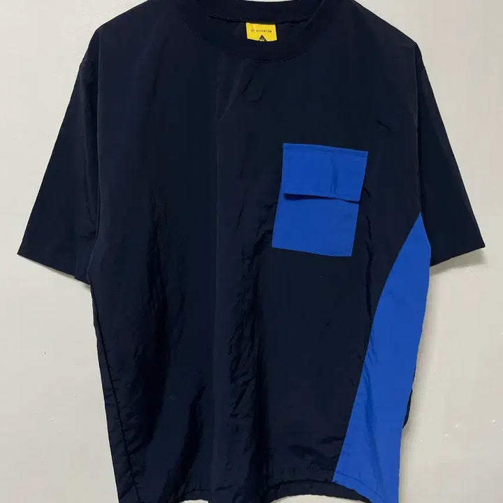 [BUNJANG] 105-110 BY ATTENTION Nylon String Loose Fit Short Sleeve T-Shirt / 105-110 BY ATTENTION 나일론 스트링 루즈핏 반팔티 정품
