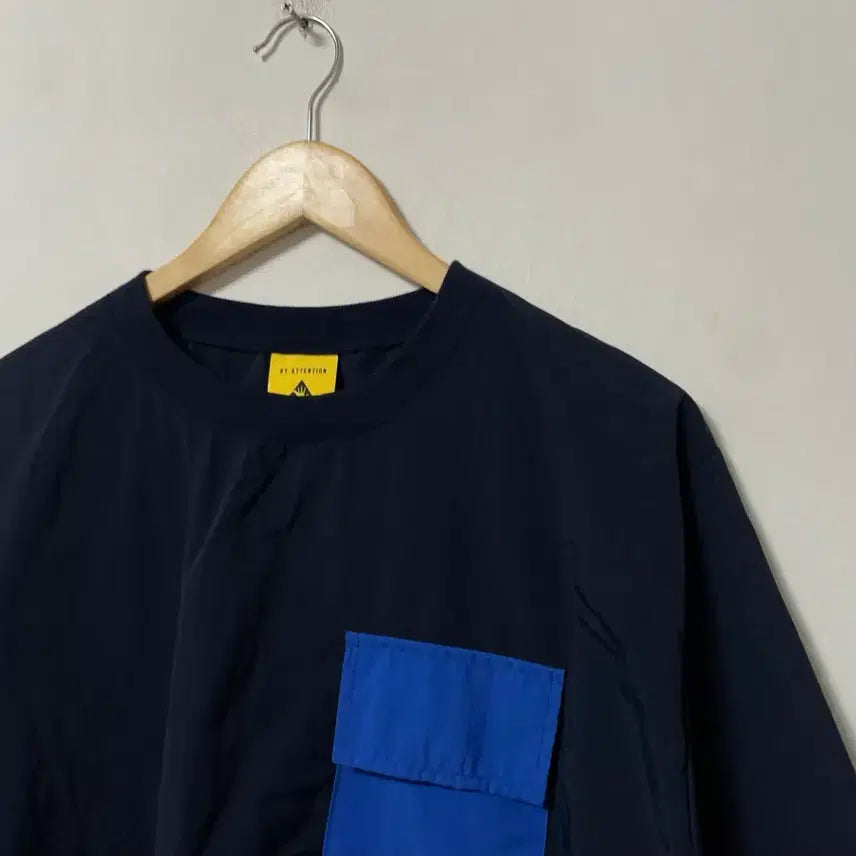 [BUNJANG] 105-110 BY ATTENTION Nylon String Loose Fit Short Sleeve T-Shirt / 105-110 BY ATTENTION 나일론 스트링 루즈핏 반팔티 정품
