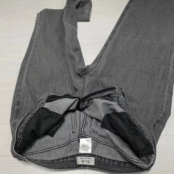 [BUNJANG] Goodlife Works Easy Wide Denim Pants - Gray (Lightweight) - Size L / 굿라이프웍스 이지 와이드 데님 팬츠 그레이(원단얇음)L라지
